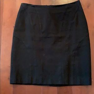Black A line skirt